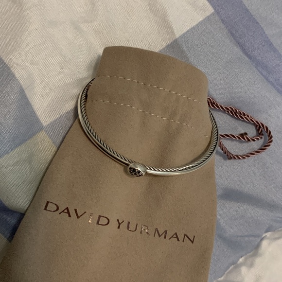 Vintage david yurman cable bangle  with diamond confetti - Picture 10 of 13